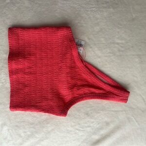 American Eagle Outfitters Red High Waist Top
